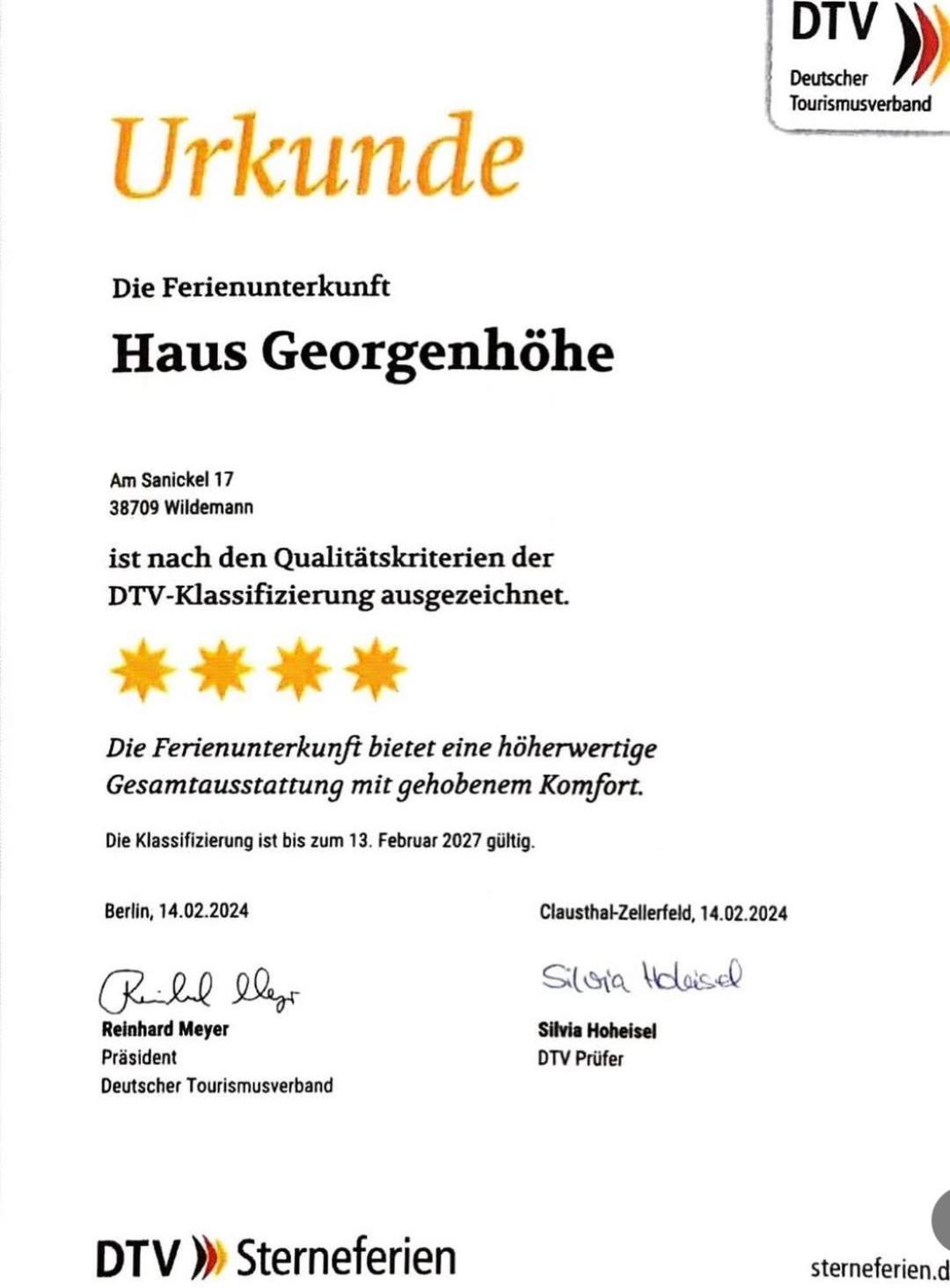 Haus Georgenhoehe Wildemann Luaran gambar